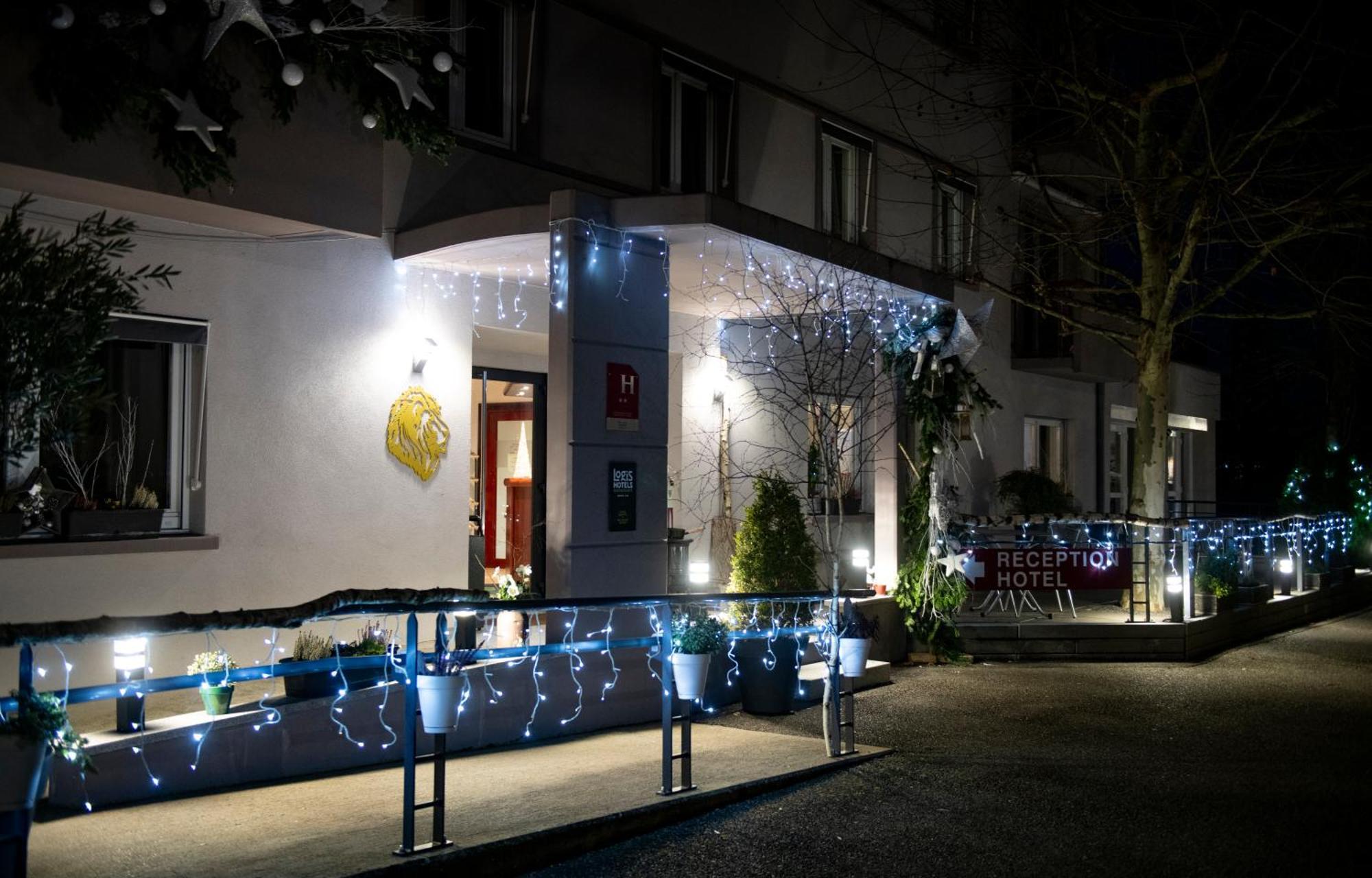 Logis Hotel & Restaurant Au Lion D'Or Burnhaupt-le-Haut 외부 사진